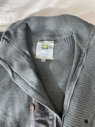 Chaqueta de punto hombre con cremallera