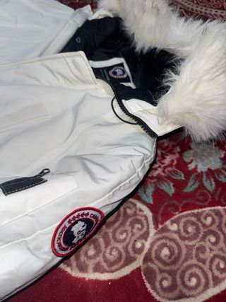 Giubbotto Canada Goose Bianco