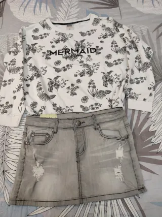 Lote falda y sudadera talla M