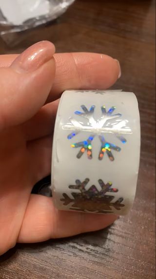 500 Stickers navidad copitos o regalo