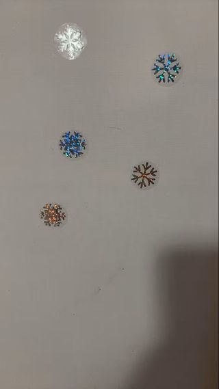 500 Stickers navidad copitos o regalo