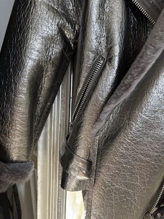 Glamorous Montone Chiodo Grigio Argento