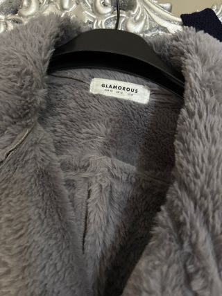 Glamorous Montone Chiodo Grigio Argento