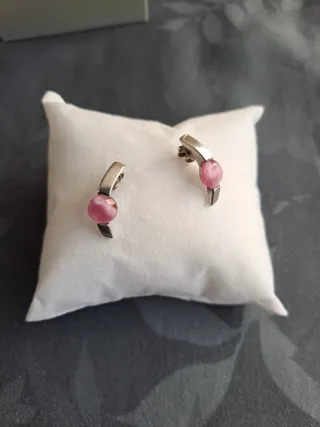 Conjunto Plata: Collar, Anillo y Pendientes