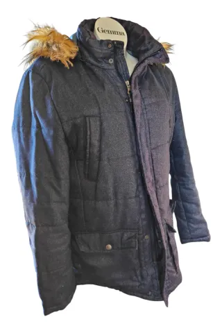 Abrigo acolchado con capucha