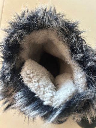 Botas de Nieve Unisex Azul y Negro. Talla 32