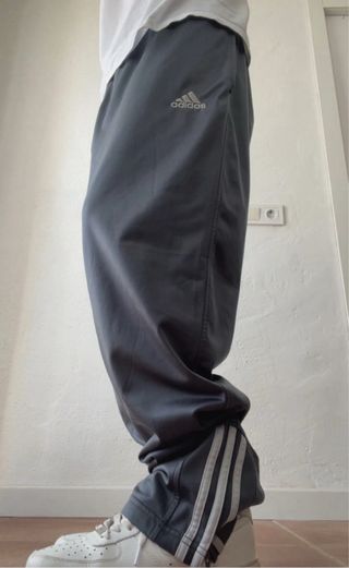 Pantalones Adidas Grises 90s Baggy Retro