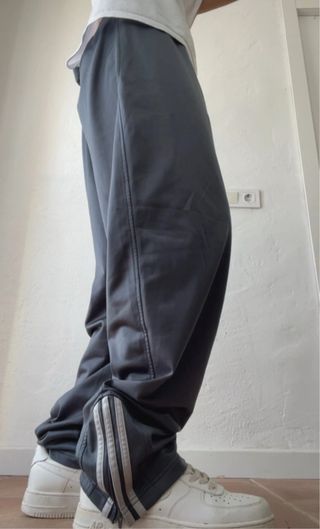 Pantalones Adidas Grises 90s Baggy Retro