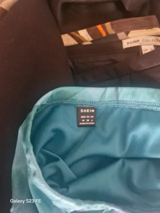 Falda larga estampada