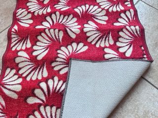 Tappeto Antiscivolo 57x130 Rosso Giglio