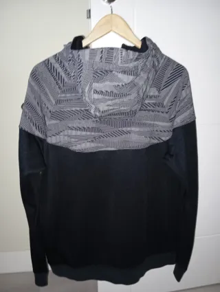 Sudadera Nike Gris y Negra con Cremallera