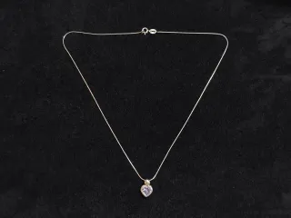 Cadena de Plata 925 Italiana Cordón Fino + Charm C