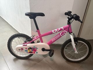 Bicicleta infantil rosa DENBIKE