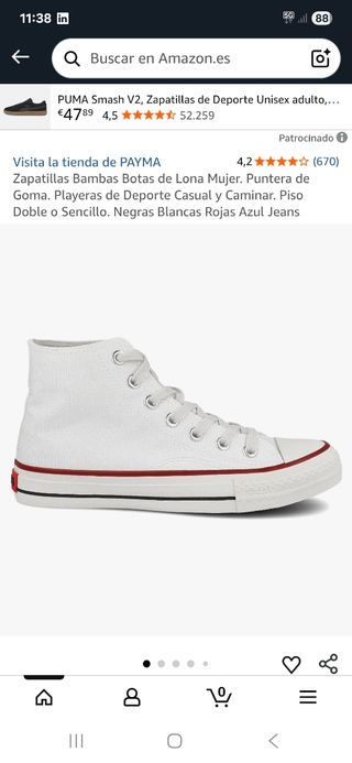 Zapatillas lona mujer custom