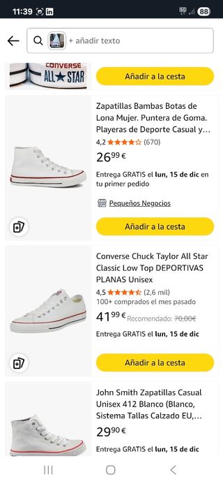 Zapatillas lona mujer custom