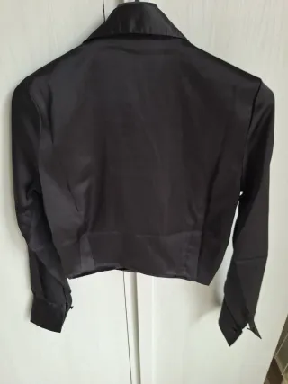 Camicetta crop nera M