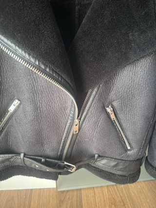 Chaqueta Aviador Biker Zara Talla L