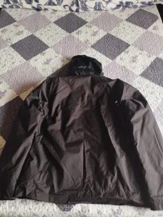 Chaqueta de nieve negra hombre