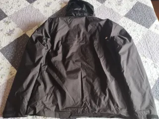 Chaqueta de nieve negra hombre