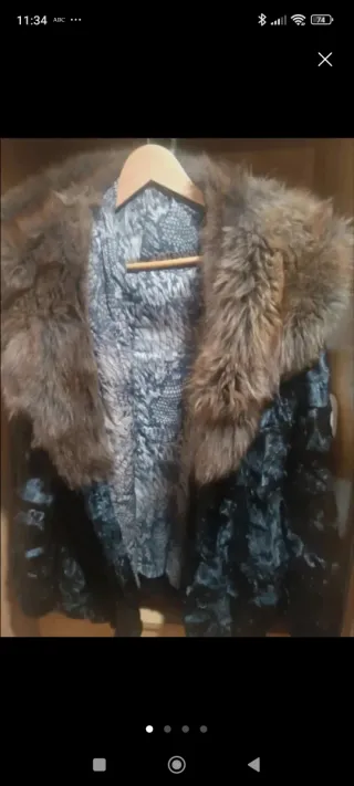 Abrigo de piel señora