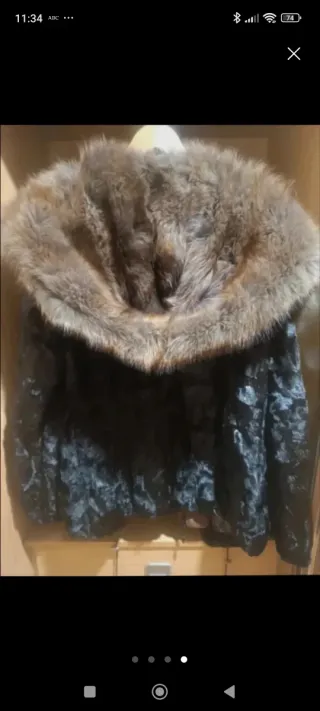 Abrigo de piel señora