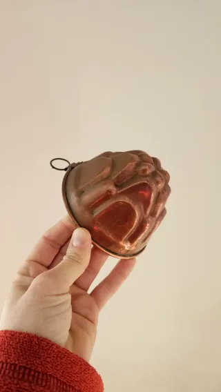 Stampo in rame antico da appendere