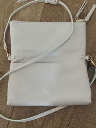 Bolso Parfois Plegable Blanco Nuevo