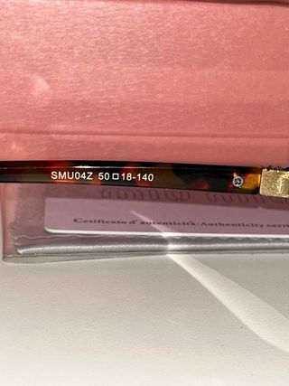 Occhiali Miu Miu Rosa