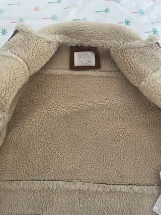 Abrigo niño marrón con borreguito 6 años