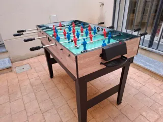 Mesa de billar y futbolín