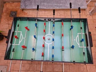 Mesa de billar y futbolín