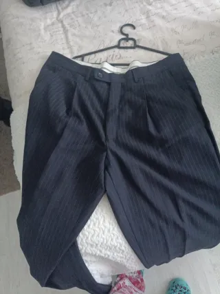 Traje hombre talla Pant50/Ame56 azul