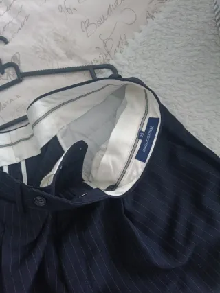 Traje hombre talla Pant50/Ame56 azul