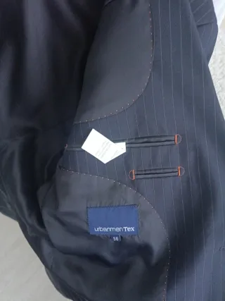 Traje hombre talla Pant50/Ame56 azul