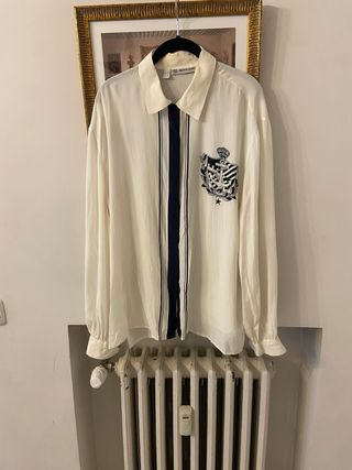 Camisa marinera de seda de Franco Ziche