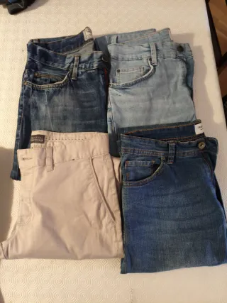 Lote 3 Vaqueros Pull&Bear Talla M