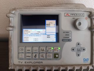 Promax Prodig-5 TV Explorer Medidor Señal