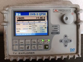 Promax Prodig-5 TV Explorer Medidor Señal
