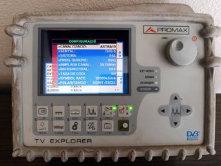 Promax Prodig-5 TV Explorer Medidor Señal