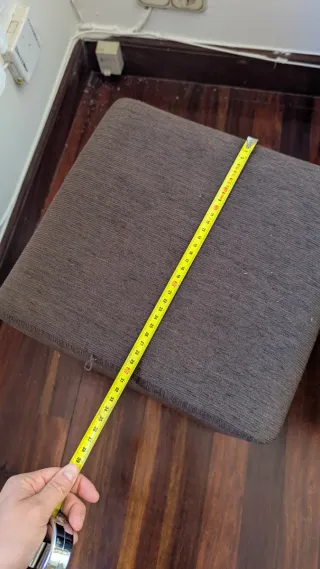 Sofá chaise longue marrón extensible