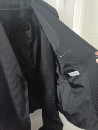 Traje completo hombre Talla 54 Color negro.