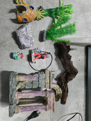 Acuario 55L LED completo