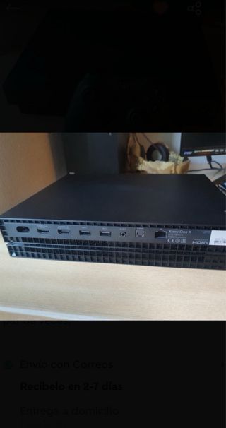 Xbox One X 1TB Microsoft Negro Poco Uso