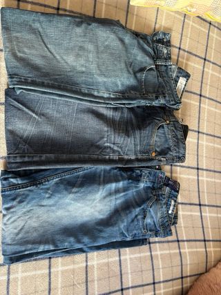 Pack 3 Vaqueros Azules