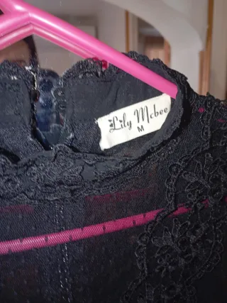 Chaleco Gótico Transparente Negro