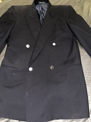 Giacca Herald nera doppiopetto