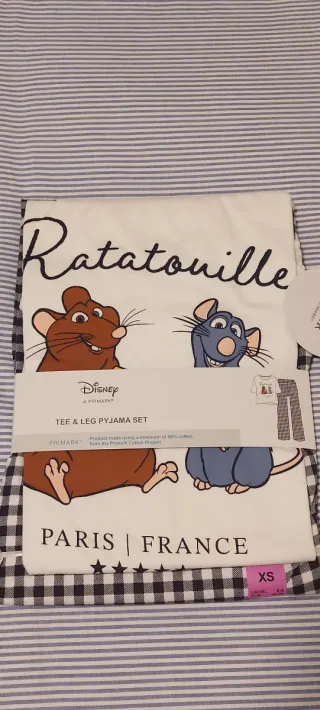 Pijama Ratatouille Disney Primark XS