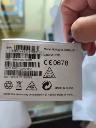 Huawei Ascend Y540 Bianco