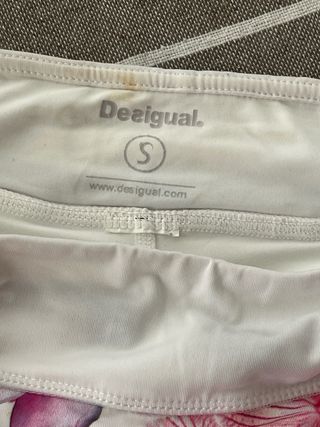 Falda Desigual Talla S Estampado Floral