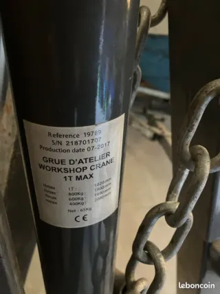 Grúa Hidráulica Taller